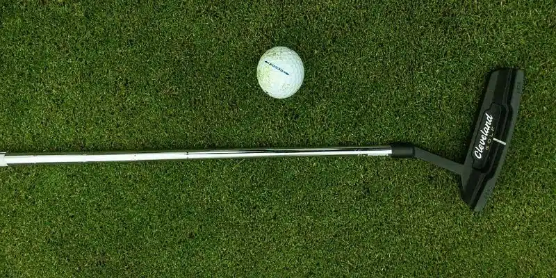 golf shaft with ball