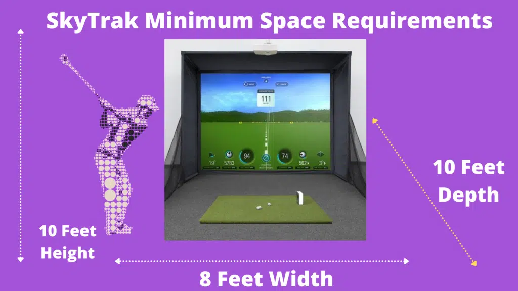 skytrak minimum space requirements