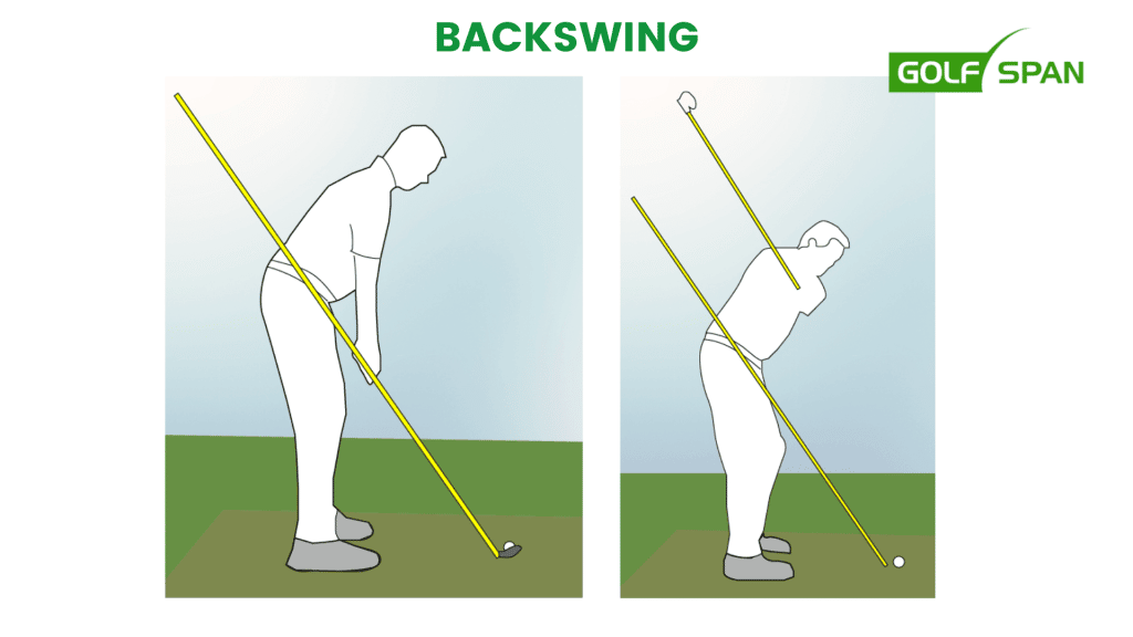 how to hit a draw backswing