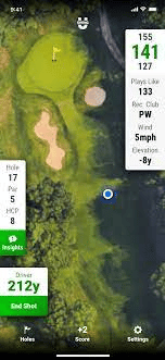 Swingu golf gps app screenshot