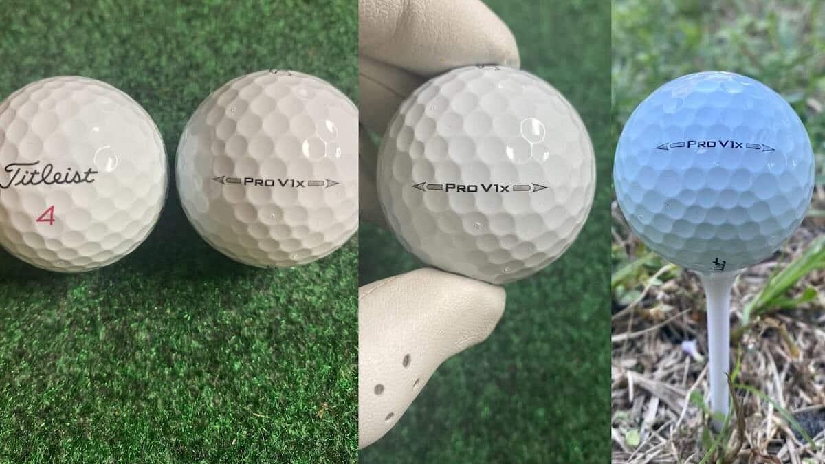 titleist pro v1x golf ball close up taken by brendon elliott