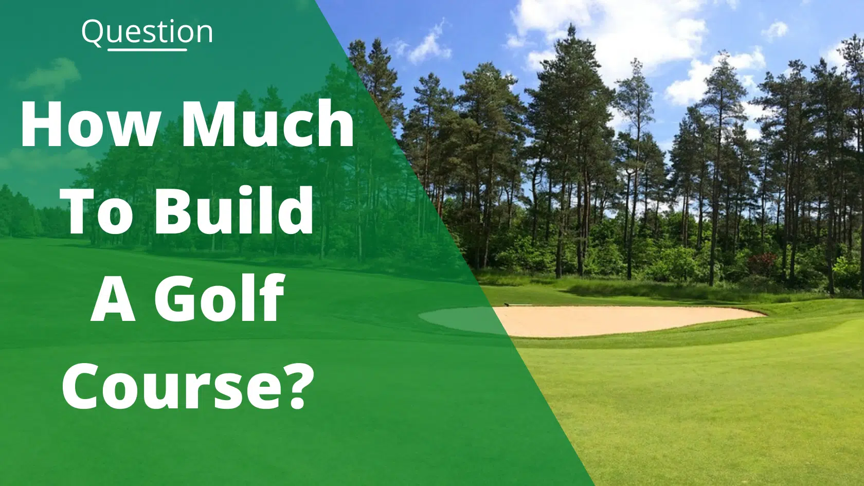 how much to build a golf course text with golf course