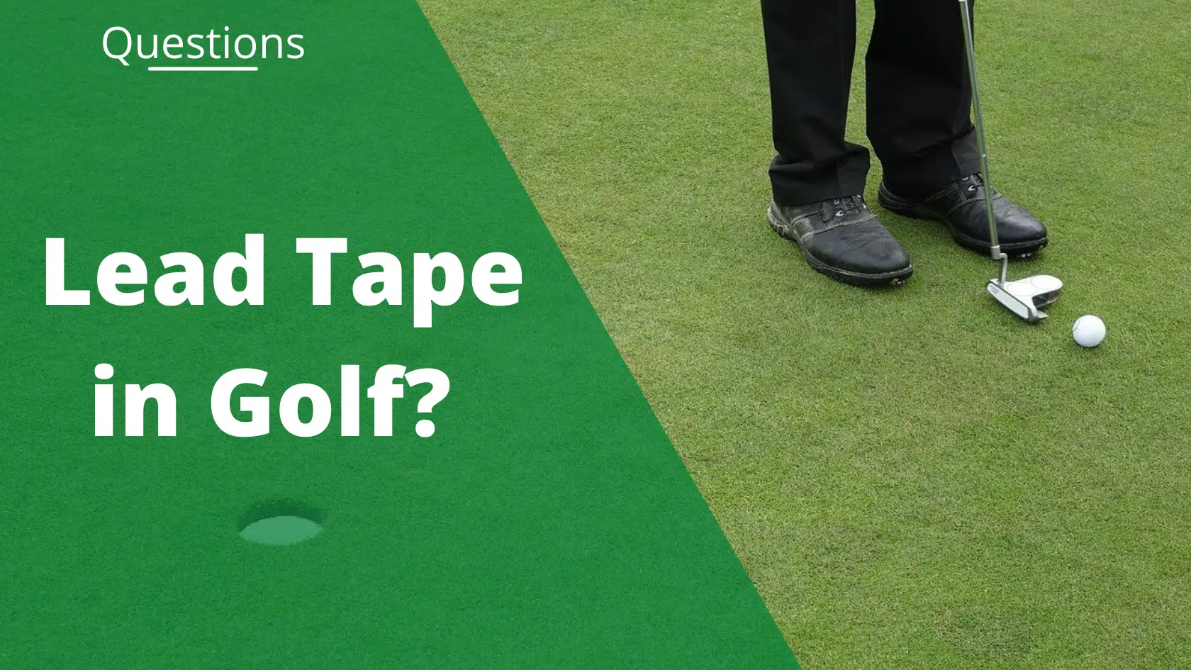 Lead tape in golf