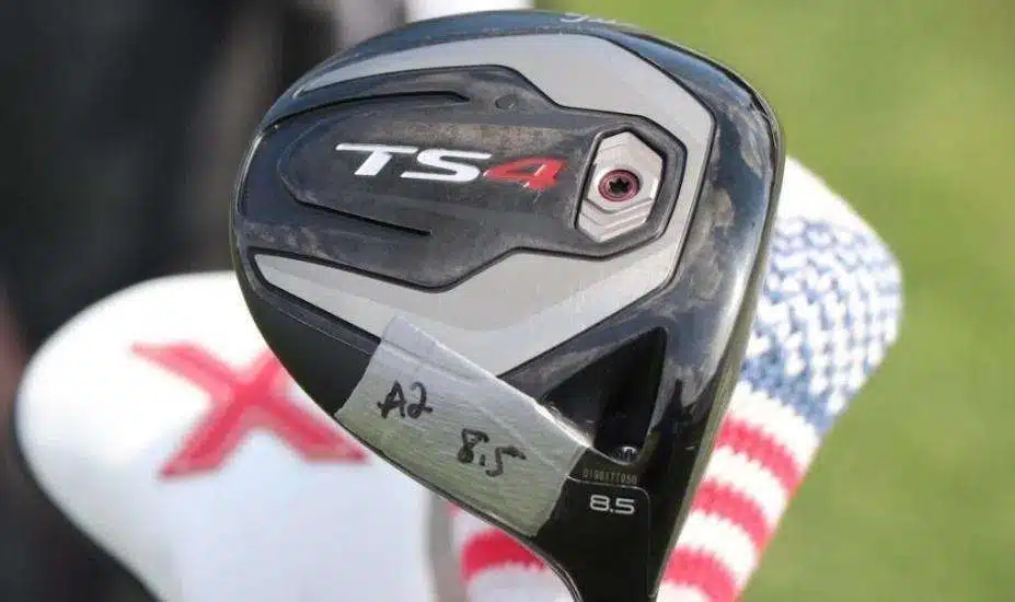 driver head with lead tape in golf