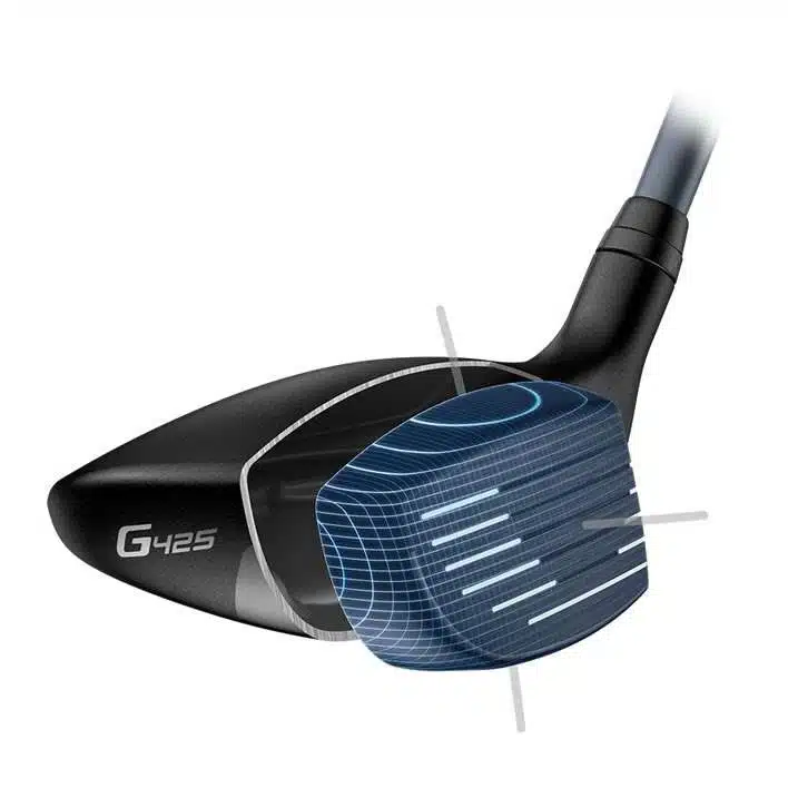 Ping g425 hybrid clubface