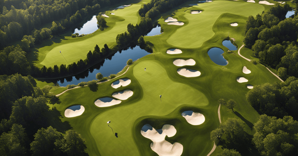Golf courses can be lucrative investments. Consider using native plants and working with ecologists to minimize environmental costs like erosion and irrigation. Image by Golfspan.