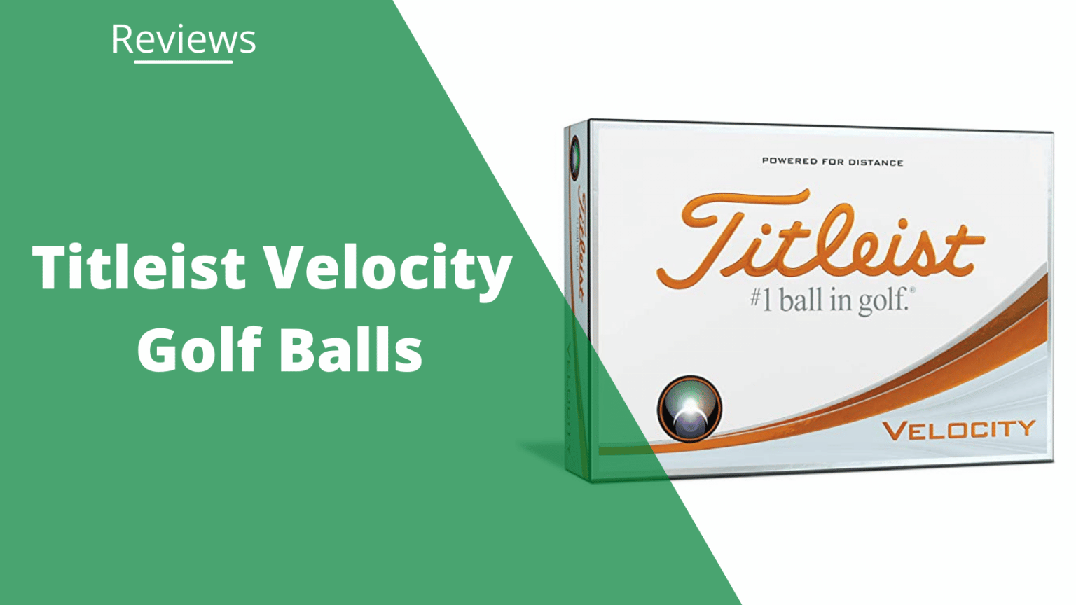 Titleist Velocity Golf Balls Review Great Ball for MidHandicappers?
