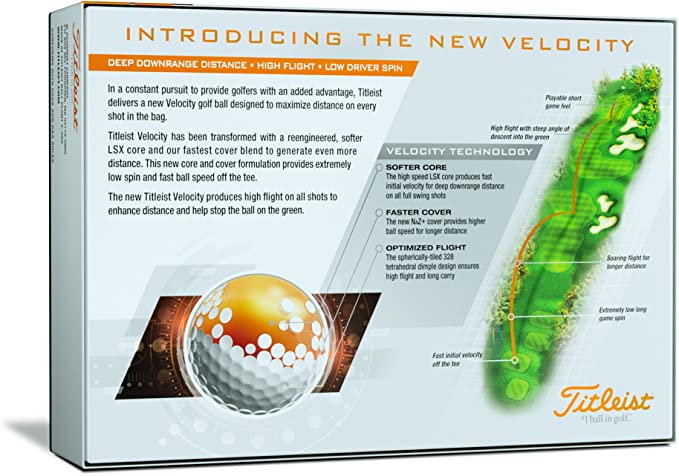 Titleist velocity golf balls