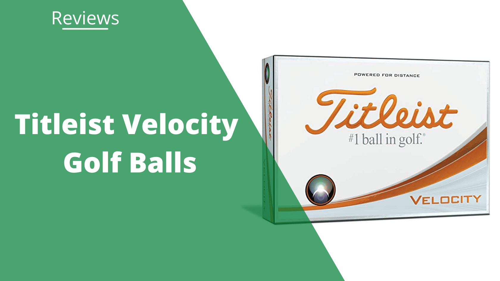 titleist velocity golf balls