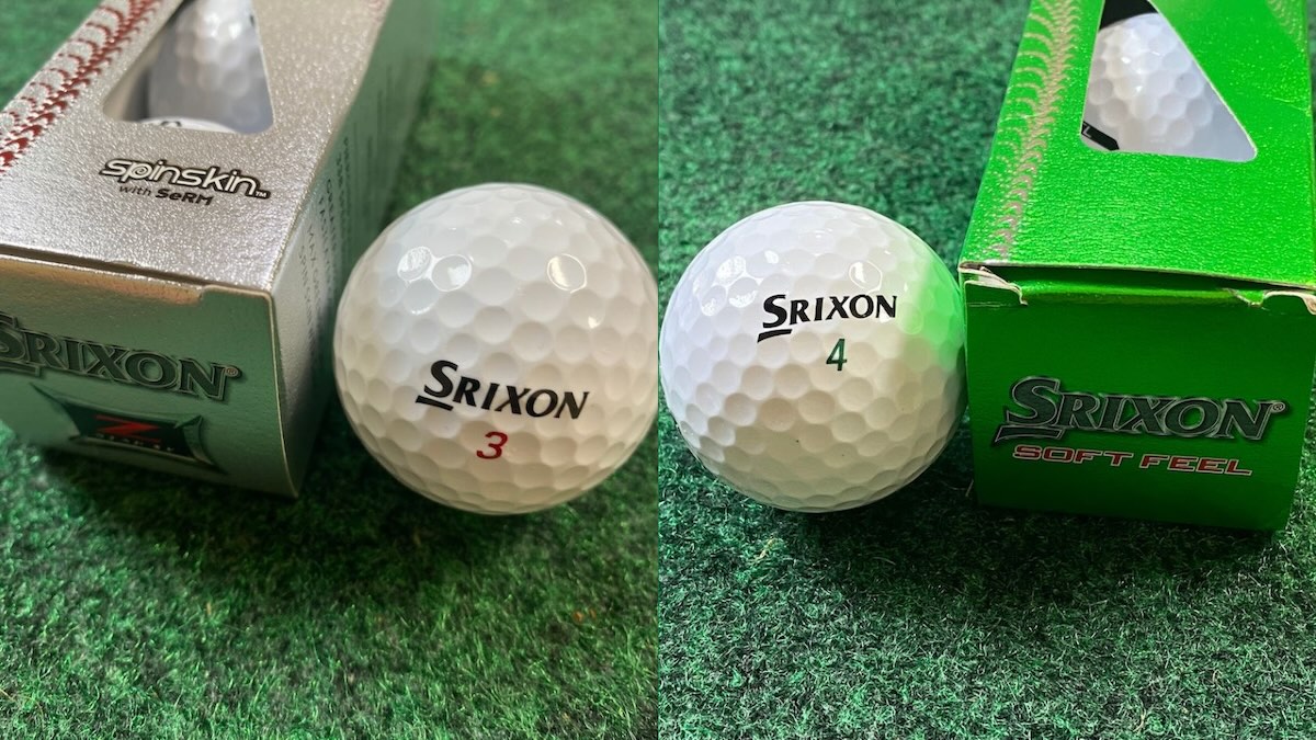srixon z star XV and Srixon soft feel balls are some of the best srixon golf balls. Photos taken by Brendon Elliott