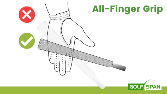 golf grip all finger