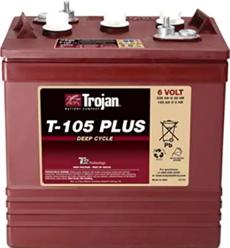 4 X TROJAN BATTERY T-105