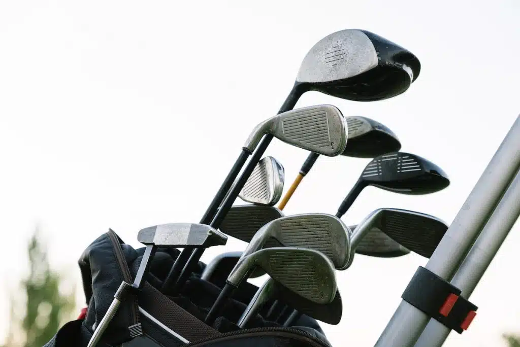 Golf sticks on Golf Club.