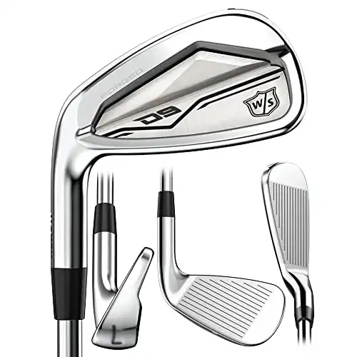 Wilson D9 Forged Iron Set LH 5-PW, GW Steel Reg