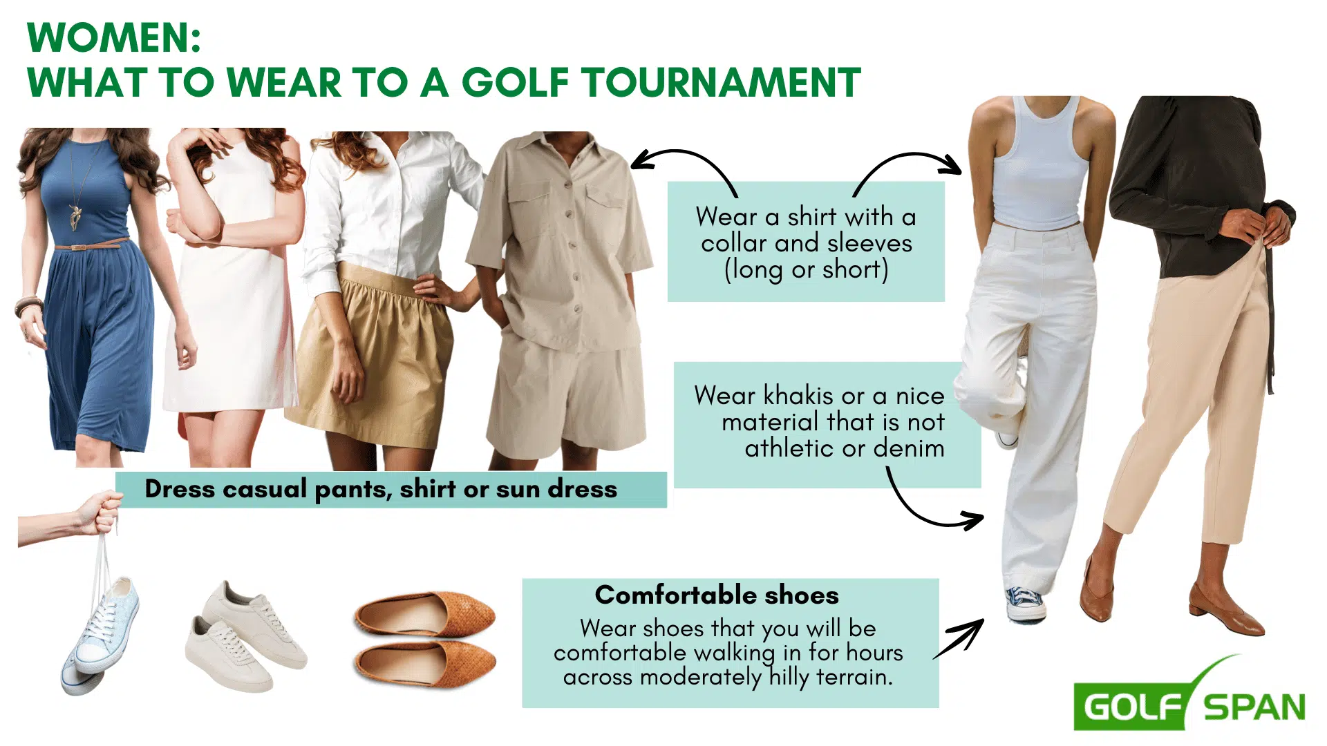 what to wear golf tournament women