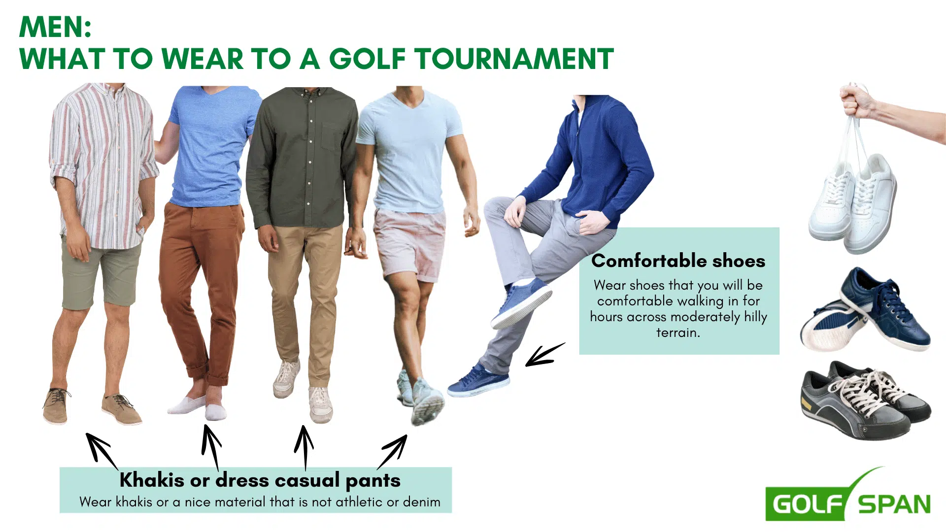 what to wear golf tournament men