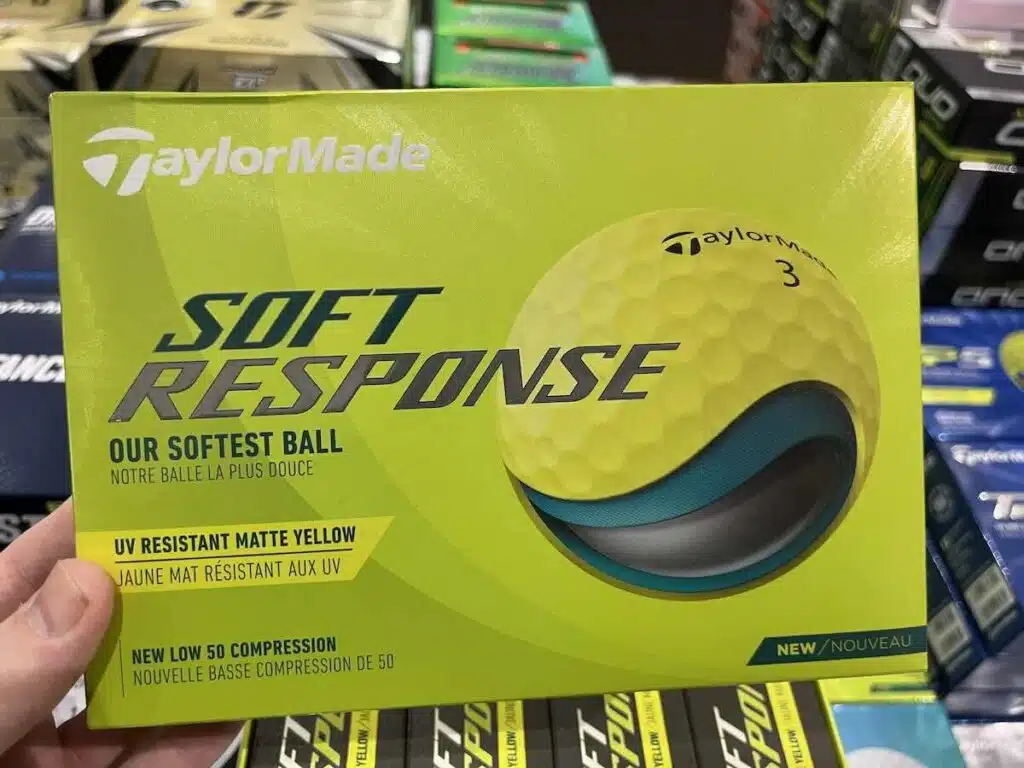 Taylormade soft response box golf ball