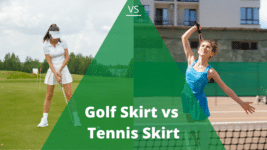 golf skirt vs tennis skirt