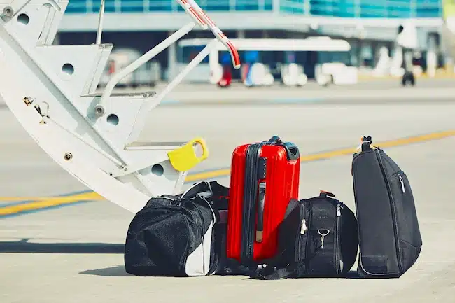 flying with golf clubs Luggage at the airport