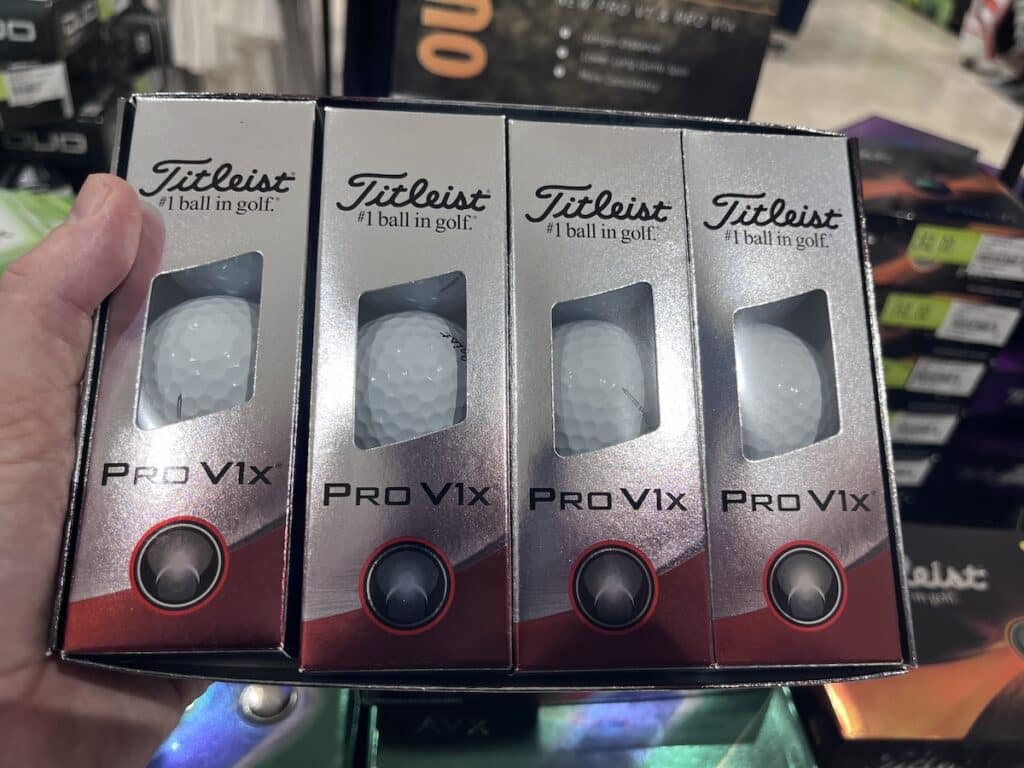 titleist pro v1x box multiple golf ball