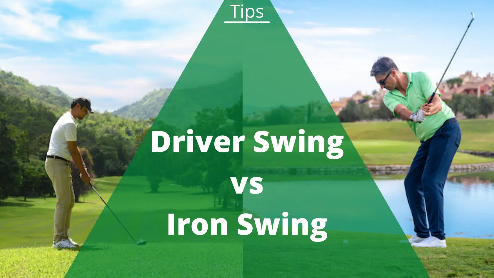 driver swing vs iron swing