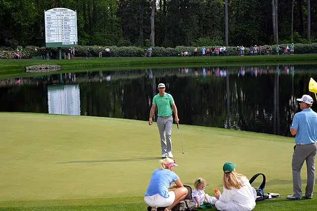 Dustin johnson - the masters par 3 contest (16637945223)