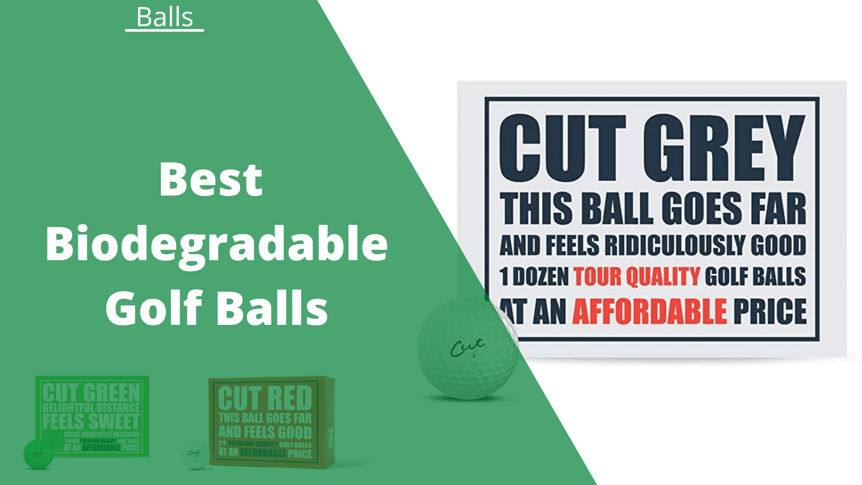 biodegradable golf balls