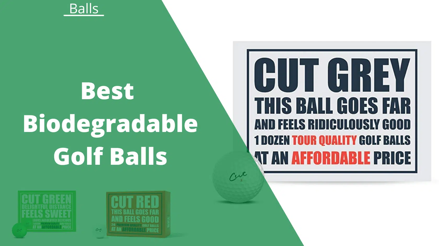 biodegradable golf balls