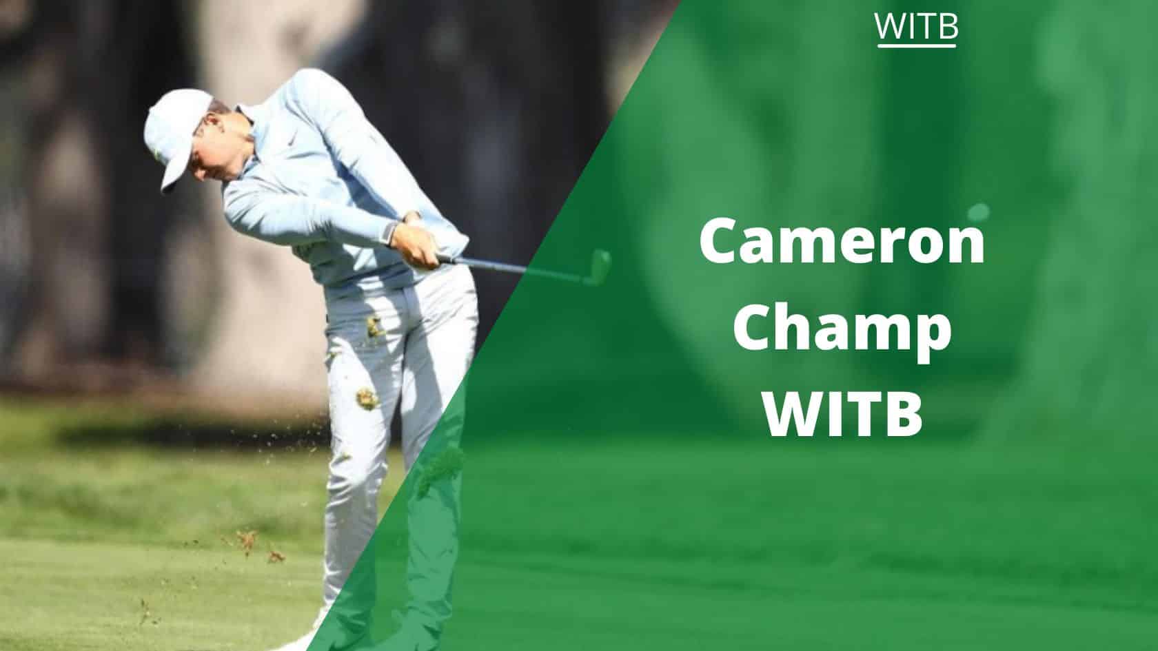 Cameron Champ WITB for January 2024