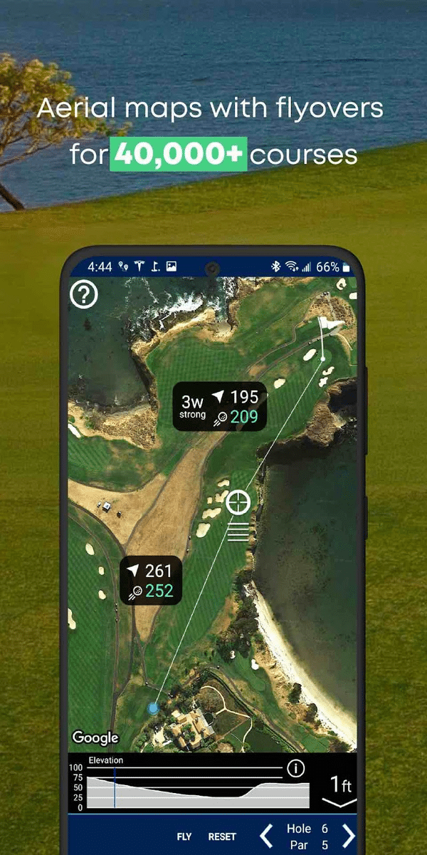 Golfpad aerial maps