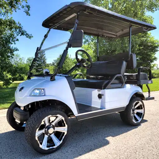 EVOLUTION-WHITE golf cart