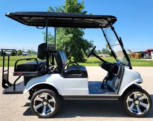 EVOLUTION-WHITE golf cart