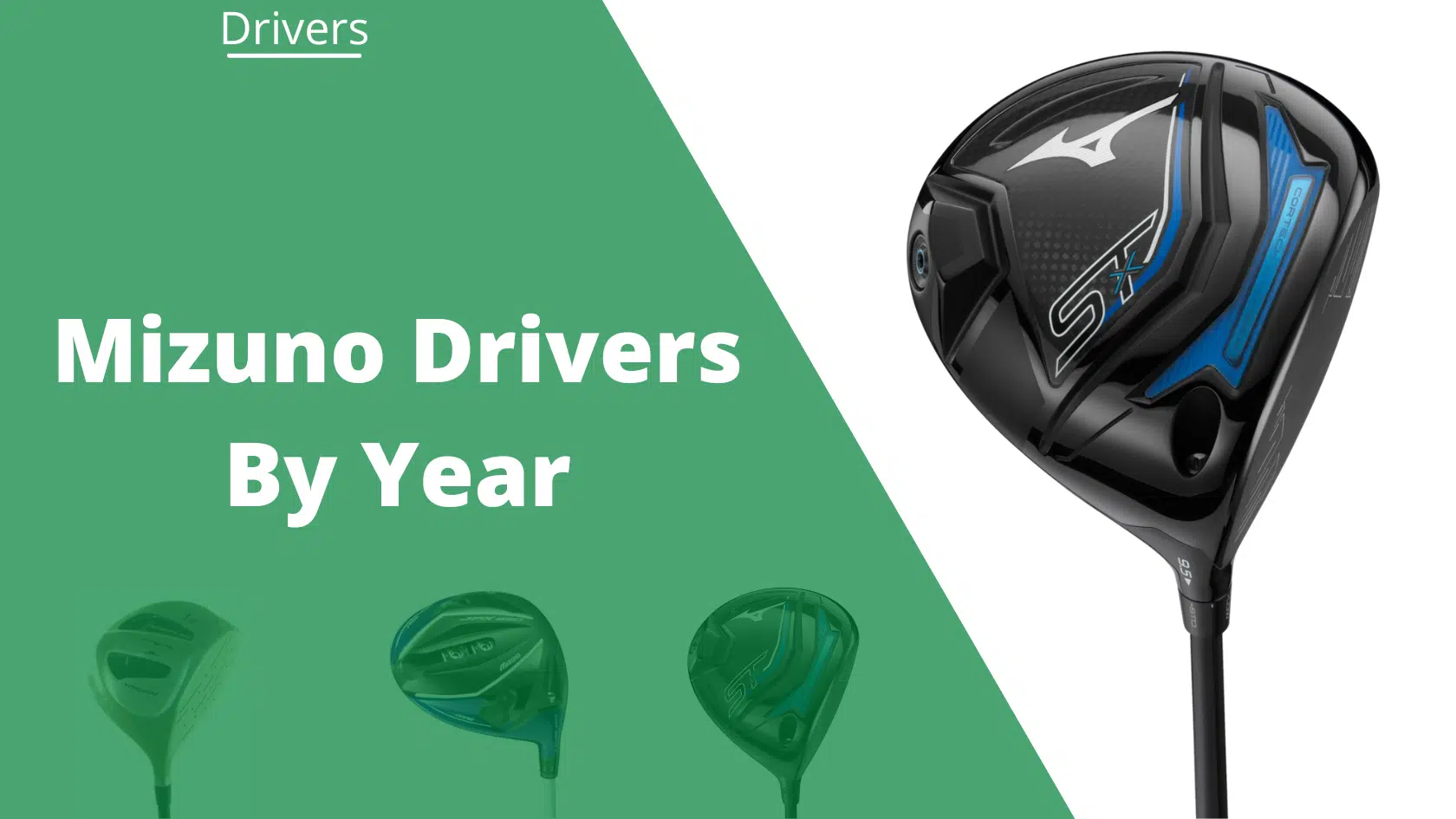 Mizuno drivers by year