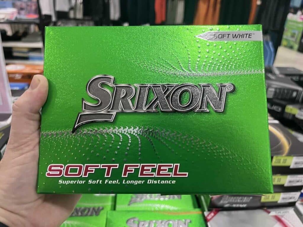 Srixon softfeel box golf ball