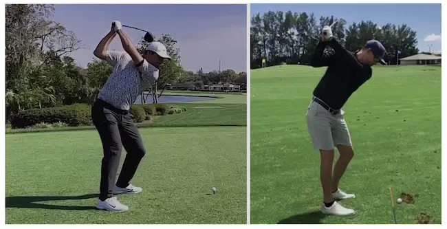 backswing golf swing david leadbetter takeaway