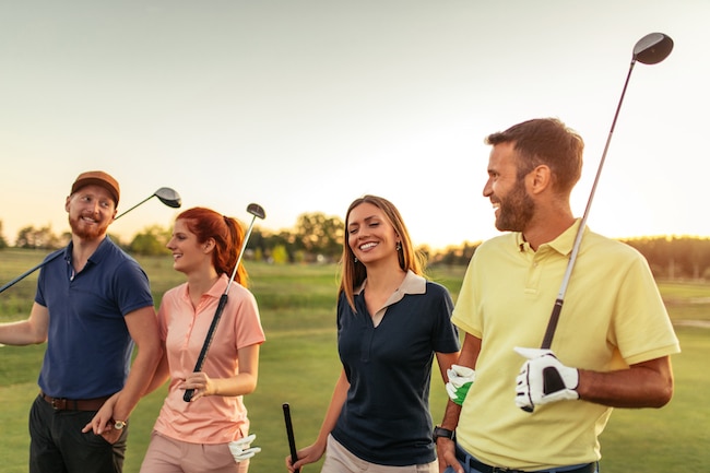 Bonding on the golf course