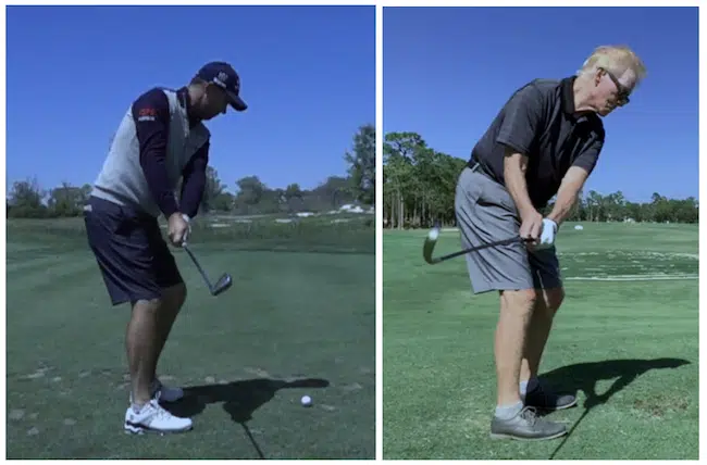 consistent golf swing david leadbetter takeaway