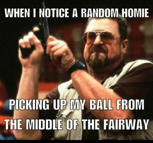 funny golf meme