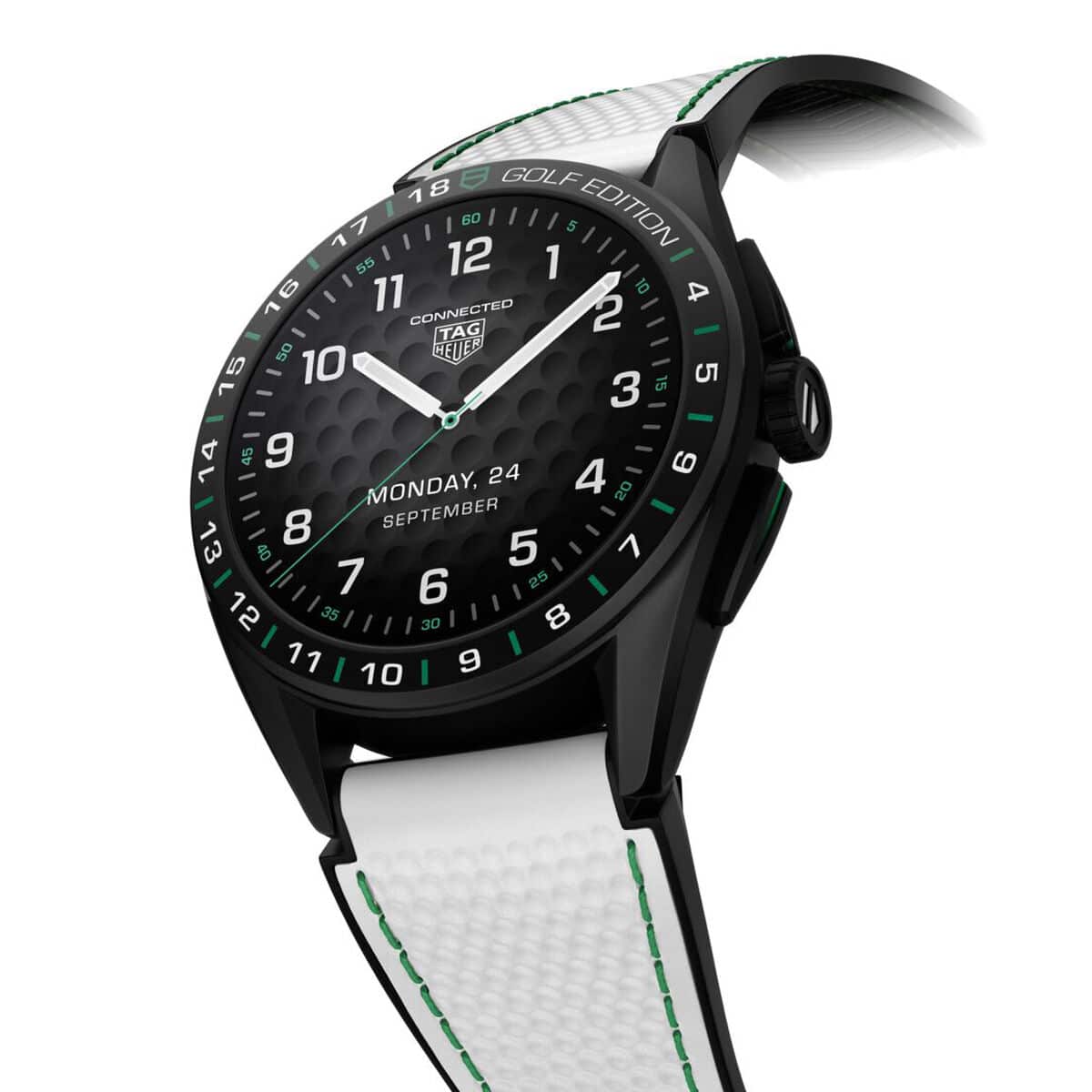 tag heurer golf watch side view