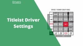 titleist driver settings
