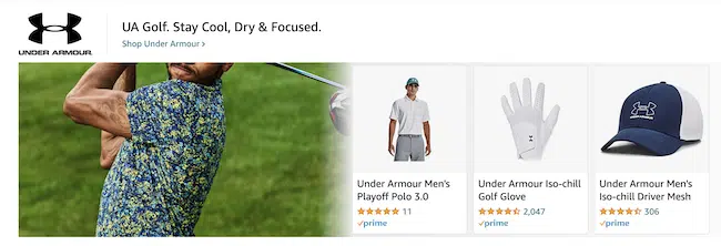 Under armour golf