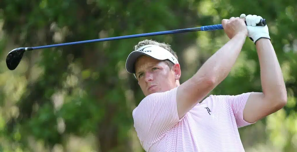 best british golfers luke donald driving on golf course