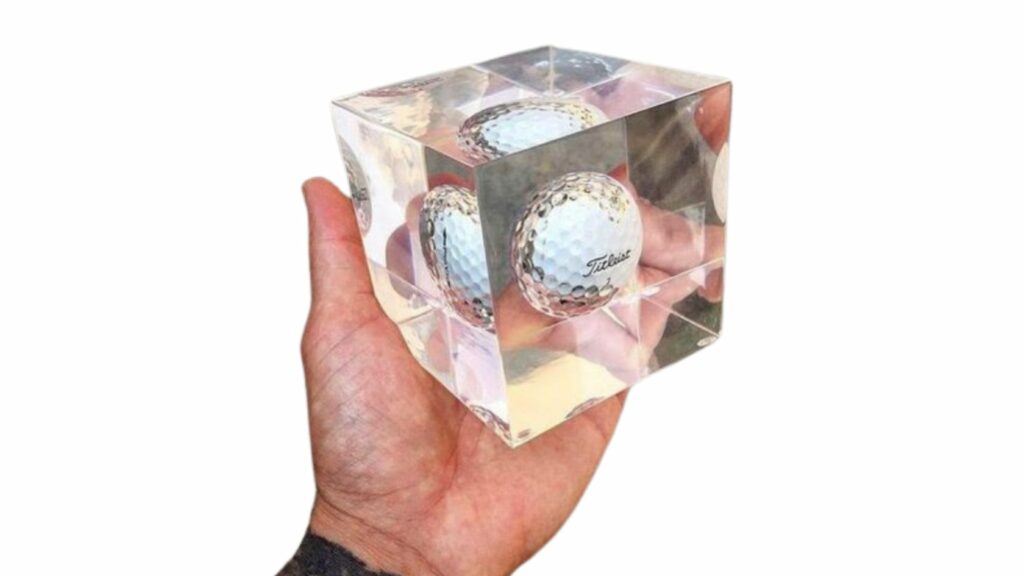 what to do with old golf balls golf ball paperweight