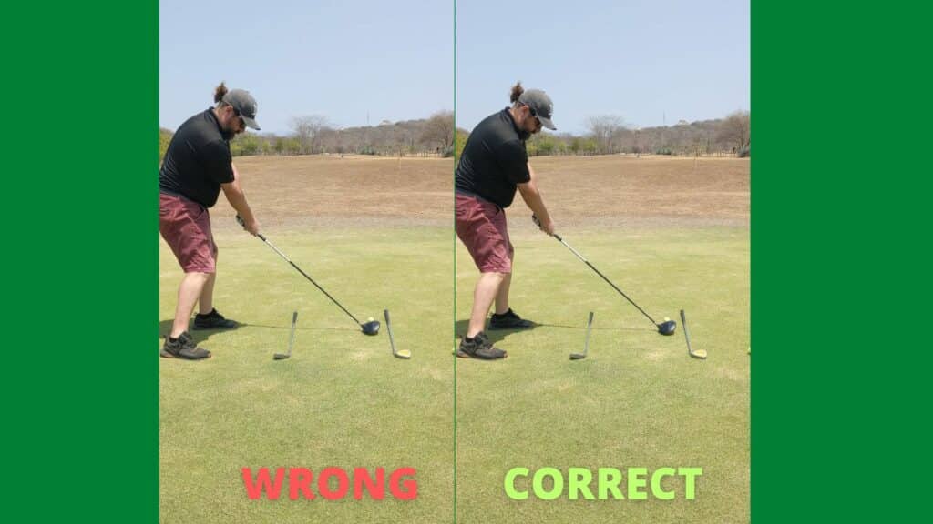 Over the top swing can be fixed by alignment sticks drill taken by clint mccormick