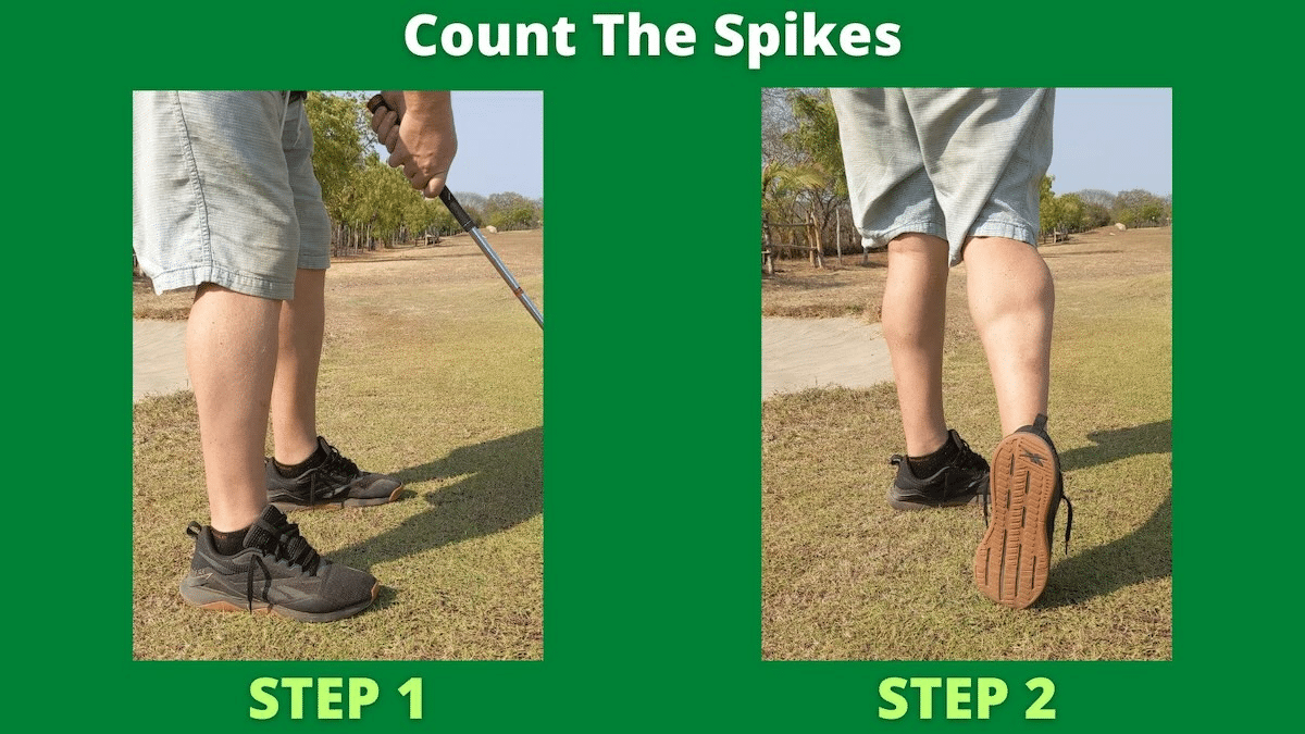Count the spikes drill to avoid hitting behind the ball, photo taken by Clint McCormick