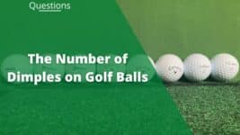 number of dimples on golf balls