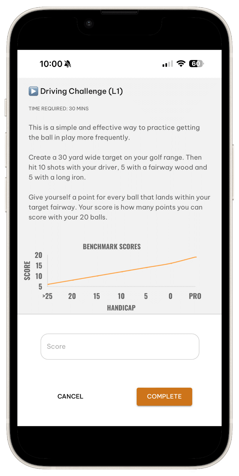 This driving challenge helps you keep your ball in play with greater accuracy.