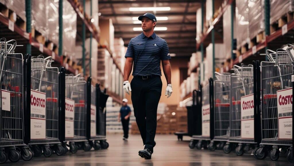 Golfers can find drivers, irons, and putters from the Kirkland brand at Costco.