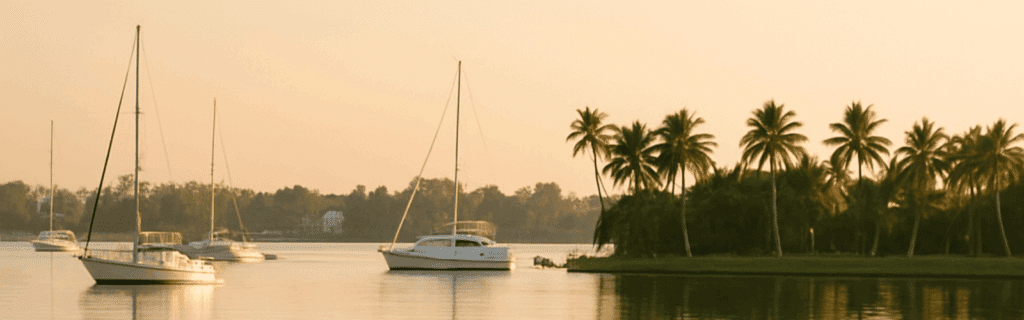 A winter golf vacation in Florida.